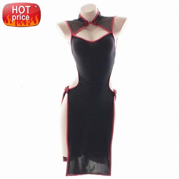 

Womens Vintage Vampire Costumes Devil Cosplay Lingerie Sexy Backless Halloween Erotic Party Club Sleepwear Set Long Fancy Dress #WP4Q, Black;white