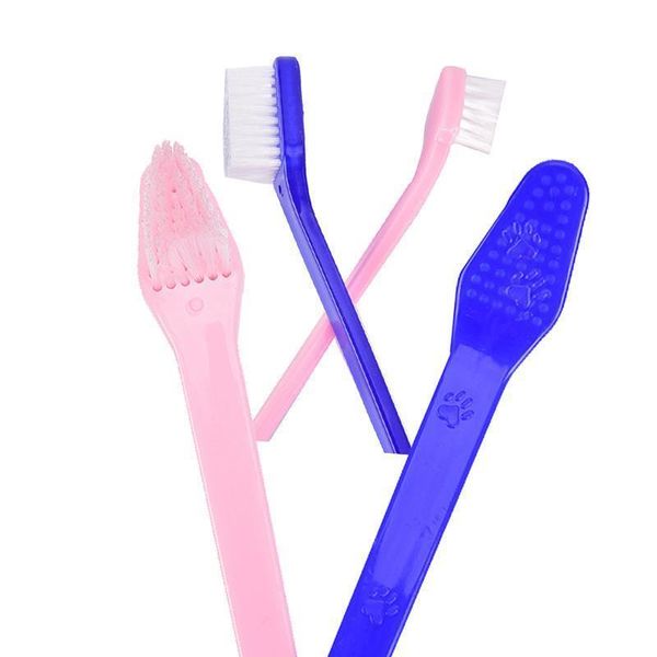 

super soft pet finger toothbrush teddy dog brush bad breath tartar teeth tool dog cat cleaning supplies h bbyyen