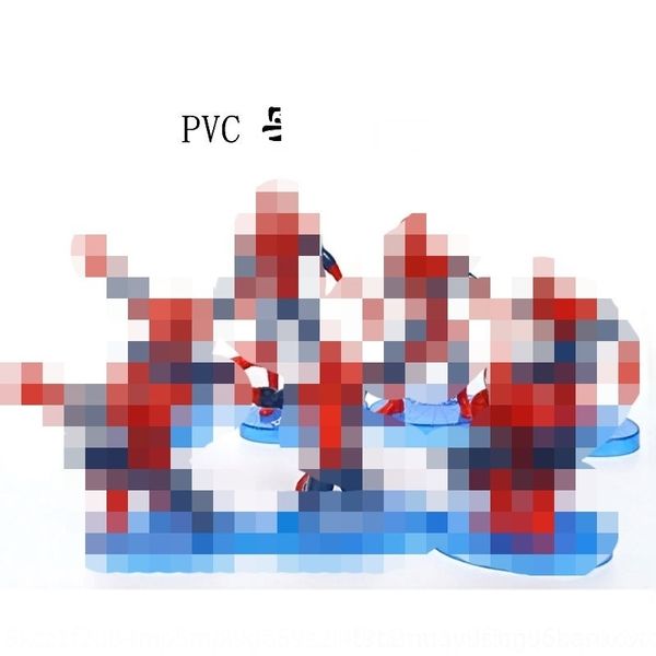 

tj9q6 zhizhu seven-piece decoration decoration cake seven-piece baking dress scene hand-made toy zhizhu pvc set pvc doll doll dollcake set b