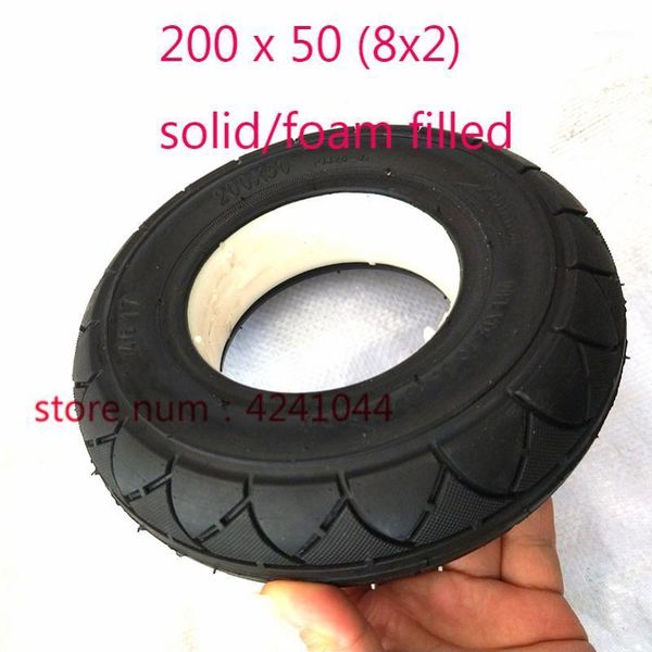 

electric scooter tyre 200x50 (8x2) 8" scooter electric e100 e125 e200 solid/foam filled tire 2 color selectable1