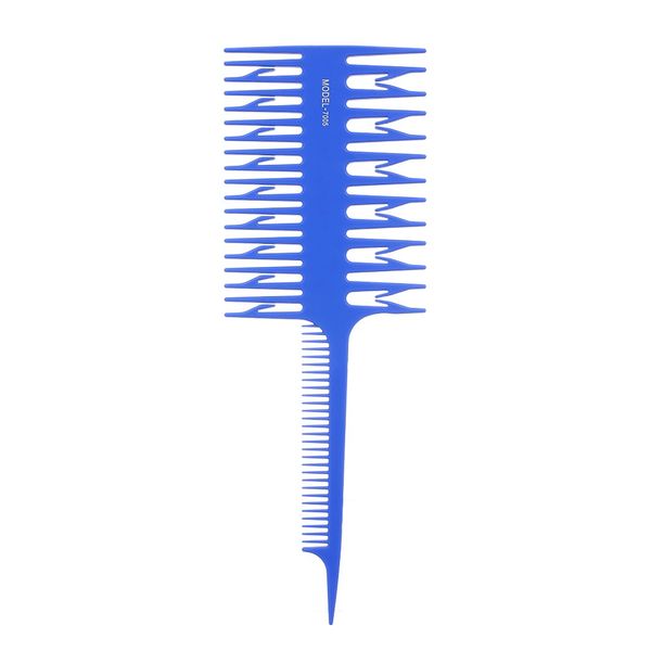 

professional hair styling coloring dyeing tint comb salon tool sectioning highlighting weaving cutting comb for hairdressing w10462, Silver