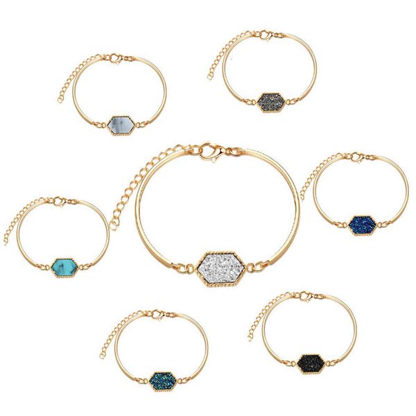

bracelet crystal cluster bracelet natural jewelry love, Golden;silver