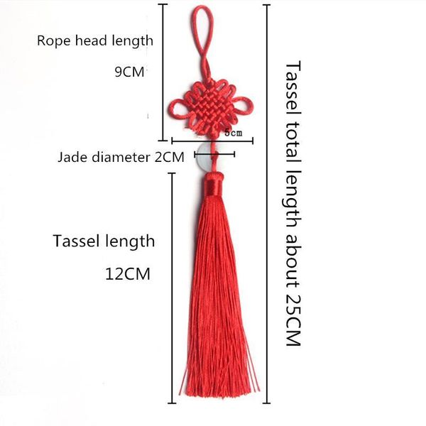 

3pc chinese knots peace jade tassel fringe jewelry curtain making decorative accessories diy key bag trim tassels craft pendant h jllphh