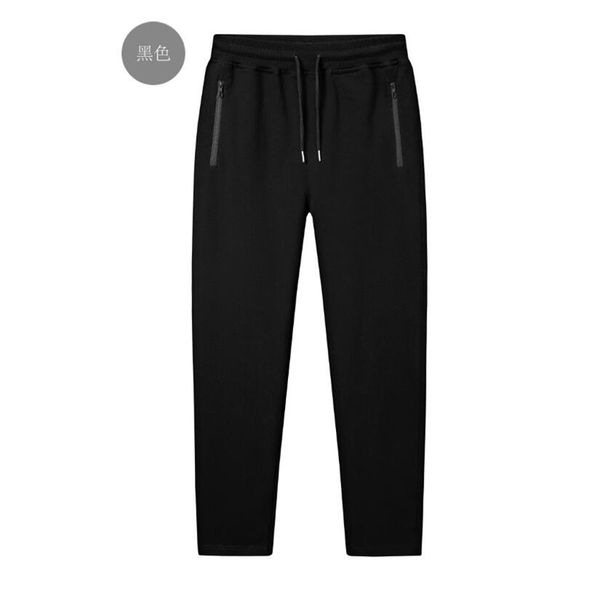 

2021 new spring sportswear joggers men running pants jogging sweatpants 54ln, Black