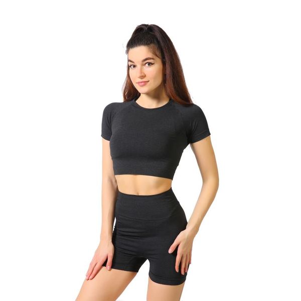 

2020 новое лето женщин gym костюм 2 шт спорта набор gym set фитнес одежда ropa deportiva mujer йога, White;red