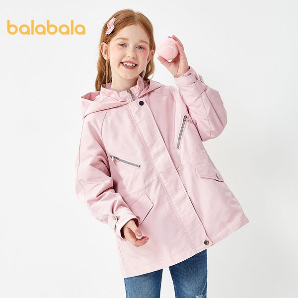 Balabala Crianças roupas 2020 Inverno Novas Crianças Roupas Crianças Windbreaker Big Kids Big Kids Top LJ201125