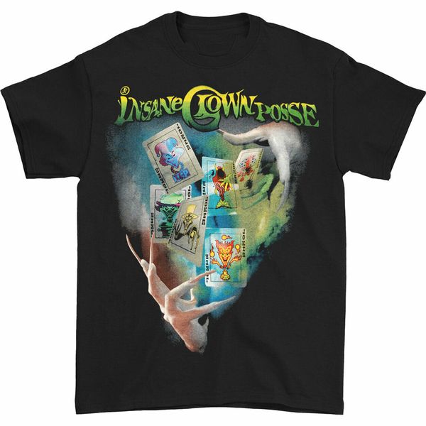 

insane clown posse men's wind tunnel of cards t-shirt small black 847748040390 retro o neck tee shirt sport hooded sweatshirt hoodie