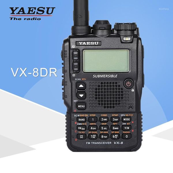 

general walkie talkie yaesu vx-8dr three-band 140-174/420-470mhz waterproof handheld fm ham two-way radio transceiver1