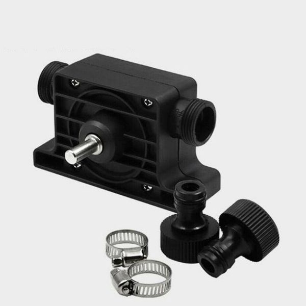 

40^8mm round shank heavy duty self-priming hand electric drill pump self priming transfer pumps oil fluid water pump portable1