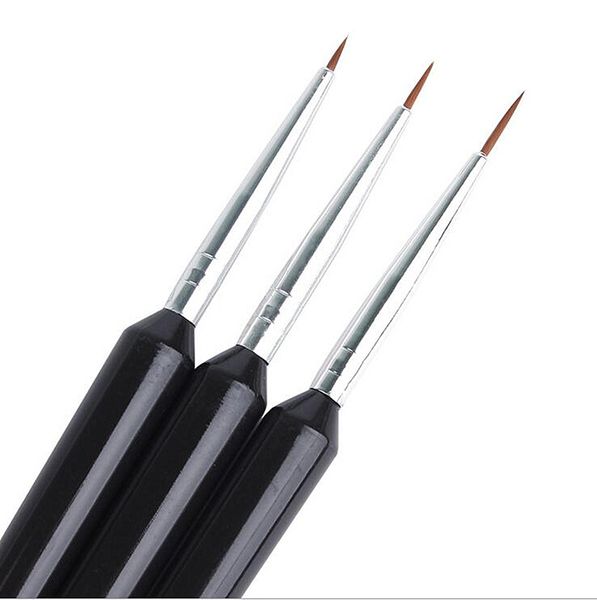 

3Pcs/Set Fine Hand-painted Hook Line Pen Piano paint rod Drawing Pen nail painting brushes Art Pen Paint Brush Art Supplies