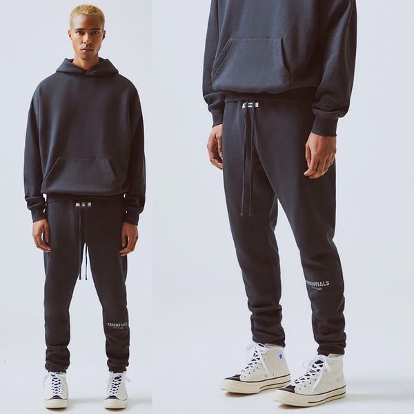 

fashion brand sports feel of god fog double track essentials, Black