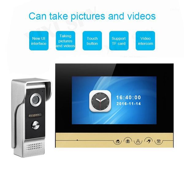 

video door phones intercom doorbell video-eye intercoms for a private house call home goalkeeper entryphone1