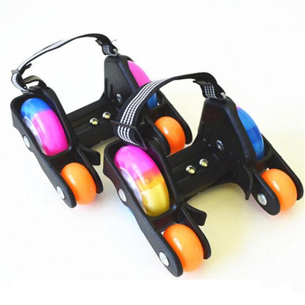 

children led flashing roller skate shoes with wheel sports heel skates rollers shoes inline skating wmtgco yyysports
