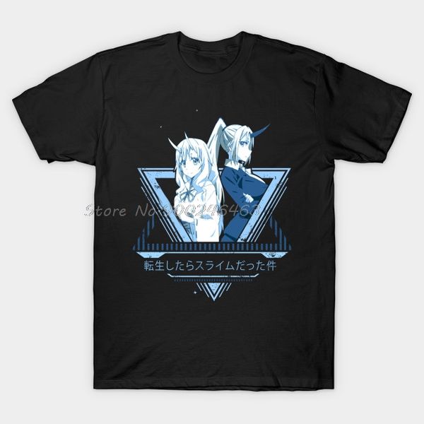 

мужчины это время я получил перевоплотиться в слизь shuna шион аниме tshirt тройники harajuku streetwear спорт толстовка с капюшоном hoodie