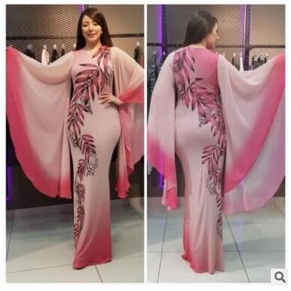 

2021 new set of dresses, dressed in a long style dashiki pattern p2mi, Red