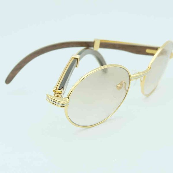 

retro sunglasses two color wood oval brand cariter men sunglass signature metal sun glasses women vocation accessories for driving, White;black