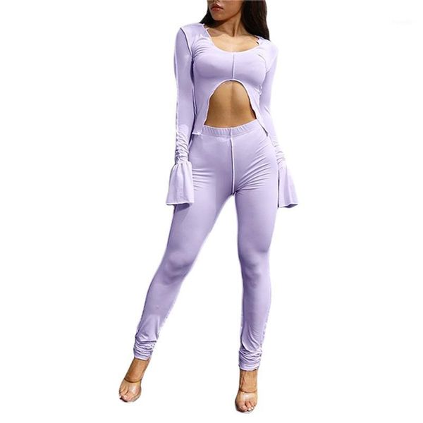 

running sets 2021 tracksuit women tights fitness 2 two piece set long sleeve leggings pants bodycon clothing1, Black;blue