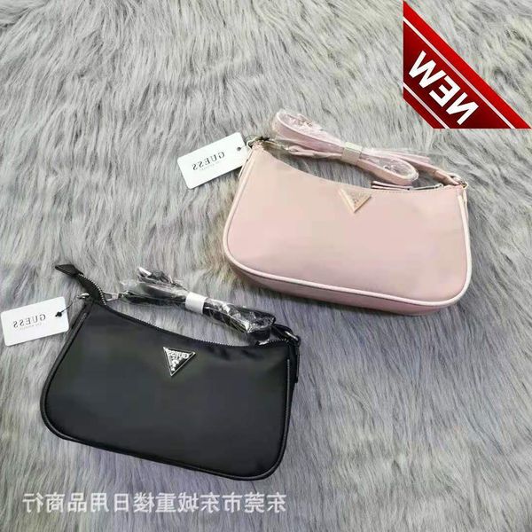 

gs fashion trend nylon fabric armpit bag solid color versatile women's mini one shoulder handbag