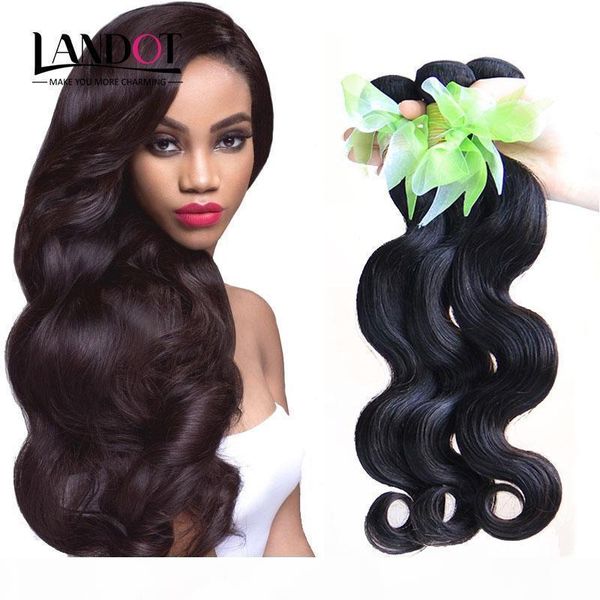 

brazilian virgin hair weaves body wave unprocessed peruvian malaysian indian cambodian remy human hair extensions bundles soft full dyeable, Black