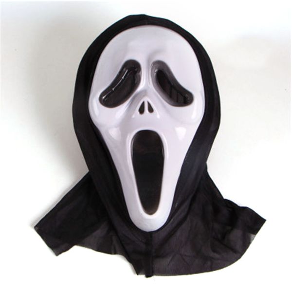 

props comfortable skeleton devil scream monolithic halloween horror mask new