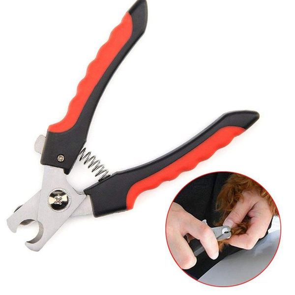 

professional pet cat dog nail clipper cutter stainless steel grooming scissors clippers claw nail scissors with lock