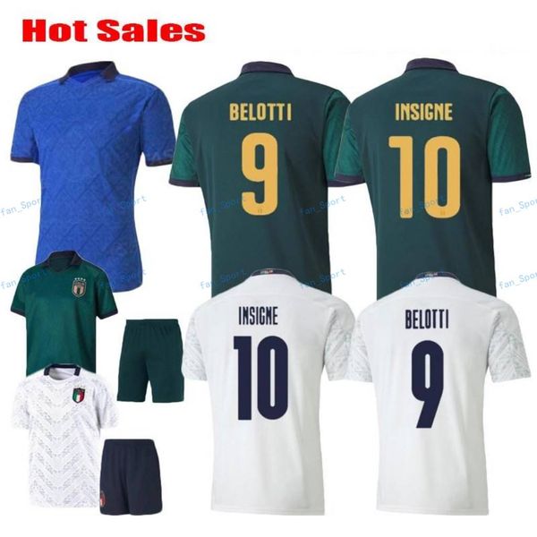 

2020 2021 barella sensi insigne home away third soccer jerseys renaissance 20 21 chiellini belotti italy bernardeschi football shirts, Black;yellow
