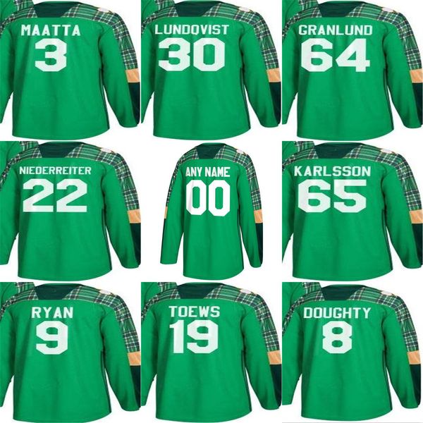 

мужчины леди дети +2018 ottawa сенаторы dallas stars пантера st.louis blues kings rangers karlsson зеленый святого патрик день пользовательс, Black;red