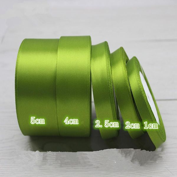 

gift wrap small packing green ribbon width=1cm 2.5cm 5cm length=22m silk for different occasion using