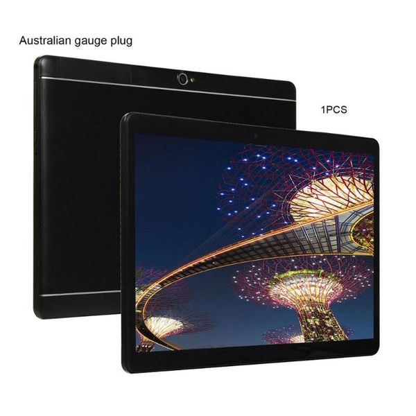 

kt107 round hole tablet 10.1 inch large screen android 8.10 version fashion portable tablet 8g+64g black car
