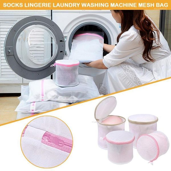 

6pcs mesh laundry bag zippered underwear bra socks laundry washing machine washing bag bathroom accessories organizador de ropa1