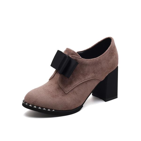 

fashion pointed comfortable deep mouth thick with high with side zip code size 32 18410-43 yards women's shoes, Black