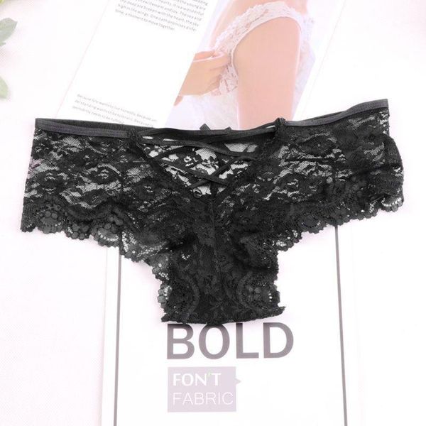 

womens seamless low rise sports thongs see-through floral lace panties lingerie hollow cross back underwear briefs1, Black;pink