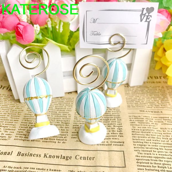 

15pcs air balloon place card holder name card holders wedding party table decoration favors 1027