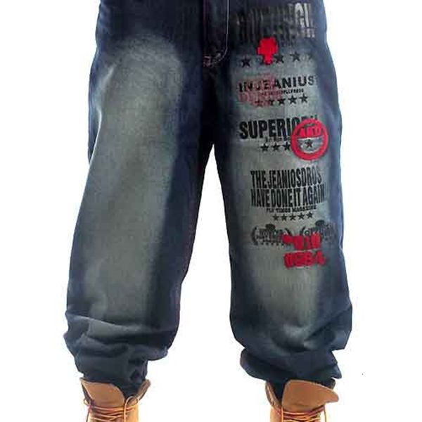 

aka men's hip-hop jeans washed hiphop street dance embroidery loose casual skate pants men jeans pants, Gray