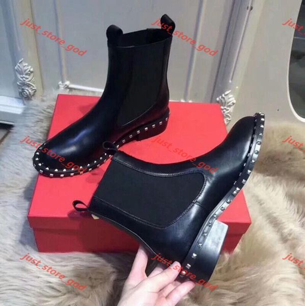 

2021 new fashion luxe ladies short boots stylish comfortable leather women short boots color motorcycle martin boots size 35-41, Black