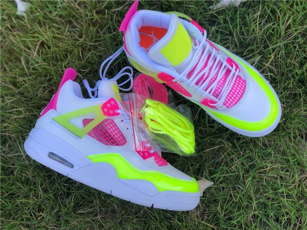 

с box 4 лимонный venom розовый blast спортивный конструктор баскетбол обувь 4с моды тренеров кроссовки cv7808-100