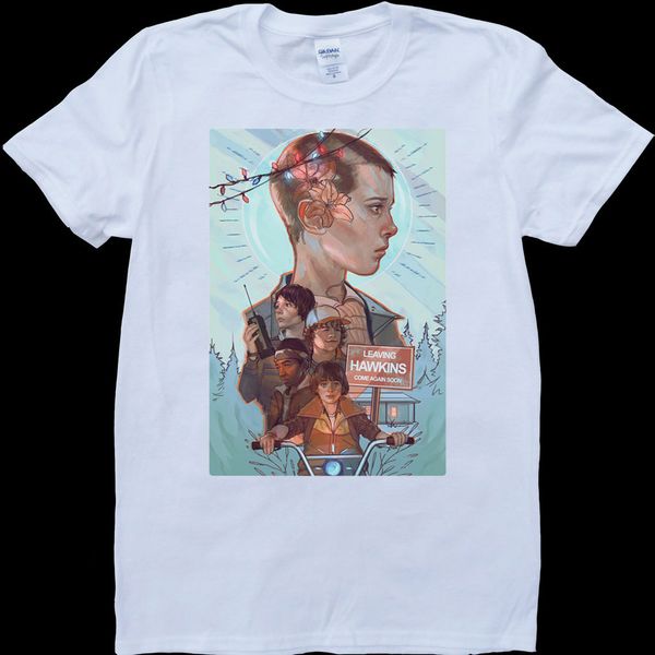 

stranger things poster eleven mens white, custom made t shirt classic men round collar short sleeve tee sport hooded sweatshirt hoodie