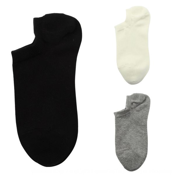 

henny rue 2020 spring summer boat socks new deodorant sport plain men's cotton invisible boat socks 20017 5qrla, Black