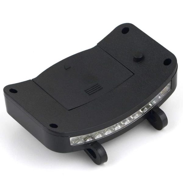 

11 led clip on cap hat light camping walking working cycling hiking hunting, Black