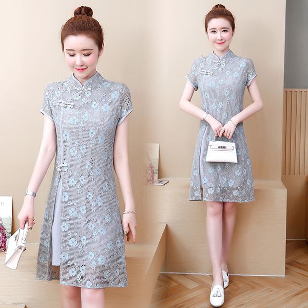

women will see from ladies of the vintage plus size thin casual slips a party line blouse dress for 2a7c, Black;gray