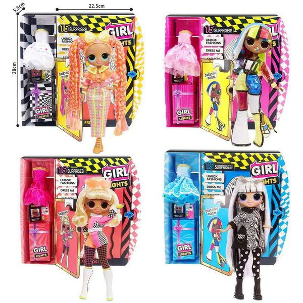

lol. winter disco 24k d.j. fashion doll & sister girls toys y200428