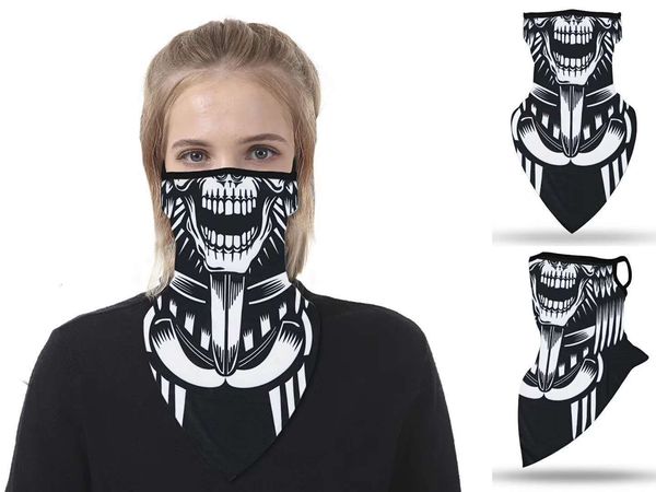 

windproof masks scarf printing triangle face sports mask fishing cycling running neck gaiter cover magic protective gear dwd621