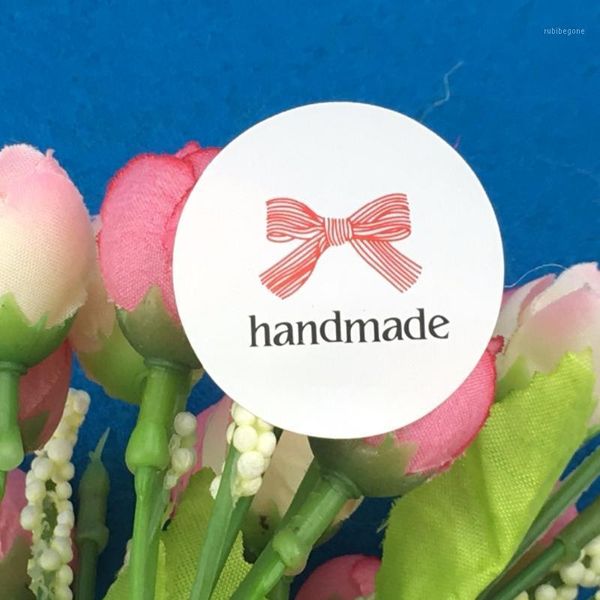 

gift wrap 3.5cm round kraft sticker labels handmade love sealing label stickers packing for cake/gifts/box/jewelry1