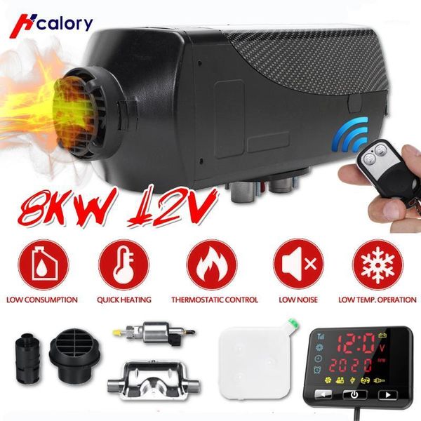 

car heater 12v/24v air diesels heater 8kw parking with remote control lcd monitor for motorhome trucks1