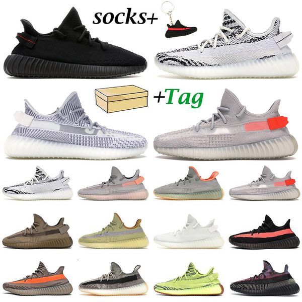

kanye west men women running shoes trainers natural cinder static black red beluga yecheil israfil tail light cream mens outdoor sneakers, White;red
