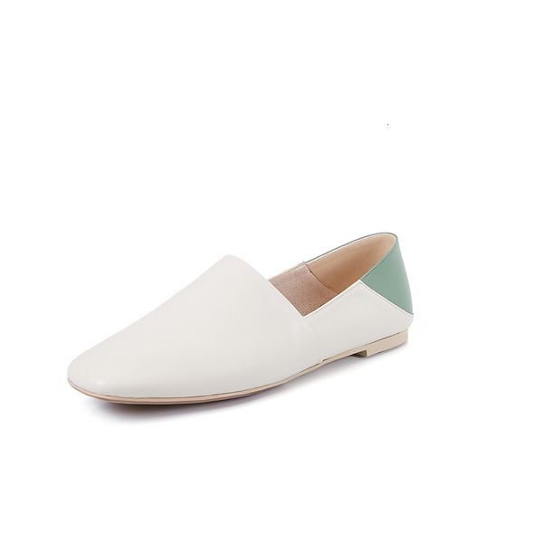 

pumps 2021 genuine 22-24.5cm spring and autumn leisure + pig skin lining single fashion pedal women shoes syhk, Black
