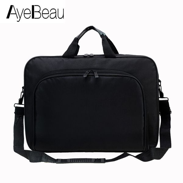 

portable work hand business office male messenger bag men briefcase for document lapcomputer handbag shoulder 15.6 tablet pc