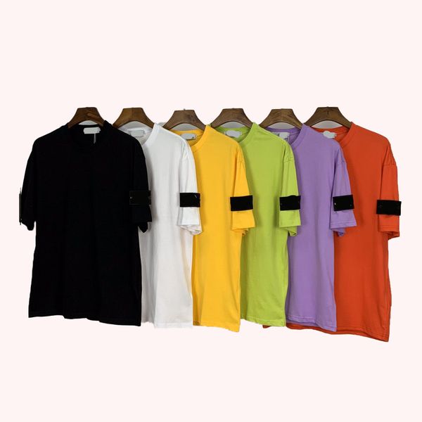 

men's t-shirts toney basic stones compass armband island all-match short sleeve, White;black