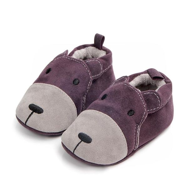 

first walkers toddler born baby boys girls animal crib shoes infant cartoon soft sole non-slip cute warm shoes12