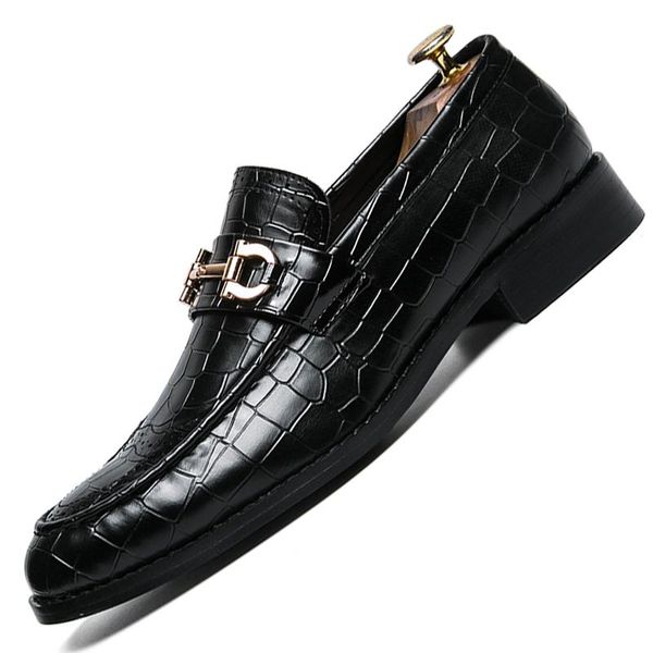 

formal shoes men elegant italian business leather shoes men office dress black brown eur size 38-47
